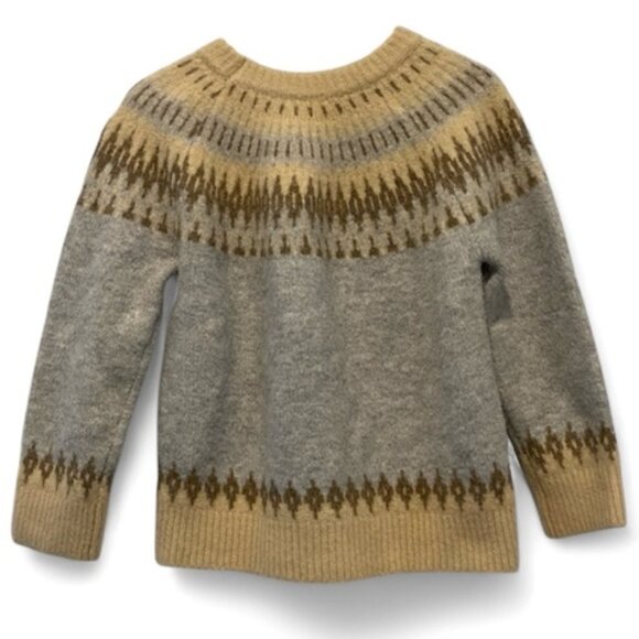 Thick Wool Cashmere-Feel Sweater Cream Cozy Knit — Size M (Approx.) - Picture 1 of 7